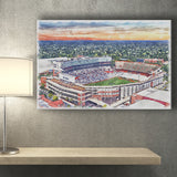 Ben Hill Griffin Stadium Florida Gators Stadium Watercolor, Sport Art Prints Fan Gift, Canvas Prints Wall Art Decor