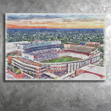 Ben Hill Griffin Stadium Florida Gators Stadium Watercolor, Sport Art Prints Fan Gift, Canvas Prints Wall Art Decor
