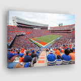 Ben Hill Griffin Stadium Canvas Prints Florida Gators Wall Art,Sport Stadium Art Prints, Fan Gift, Wall Decor