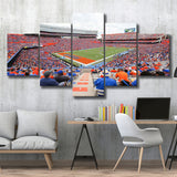 Ben Hill Griffin Stadium Canvas Prints Florida Gators Wall Art,Multi Panels,Sport Stadium Art Prints, Fan Gift