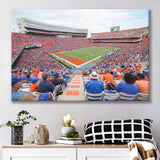 Ben Hill Griffin Stadium Canvas Prints Florida Gators Wall Art,Sport Stadium Art Prints, Fan Gift, Wall Decor