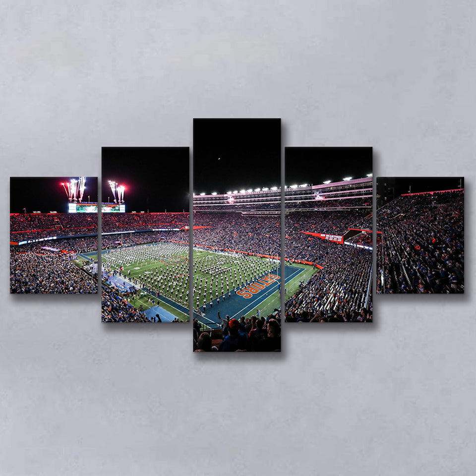 Ben Hill Griffin Stadium, Stadium Canvas, Sport Art, Large Canvas, Multi Panels, Canvas Prints Wall Art Decor