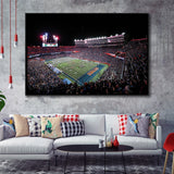 Ben Hill Griffin Stadium, Stadium Canvas, Sport Art, Gift for him, Framed Canvas Prints Wall Art Decor, Framed Picture