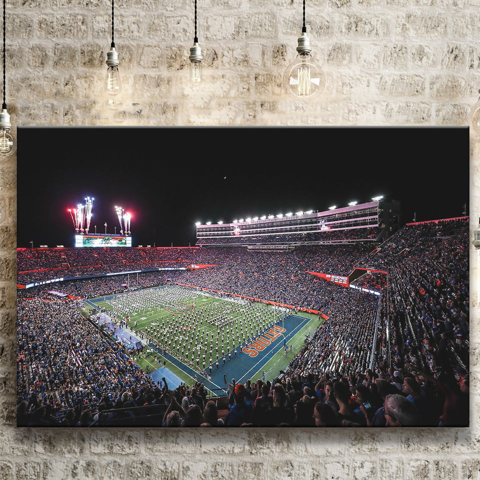 Ben Hill Griffin Stadium, Stadium Canvas, Sport Art, Gift for him, Fan Gift, Canvas Prints Wall Art Decor