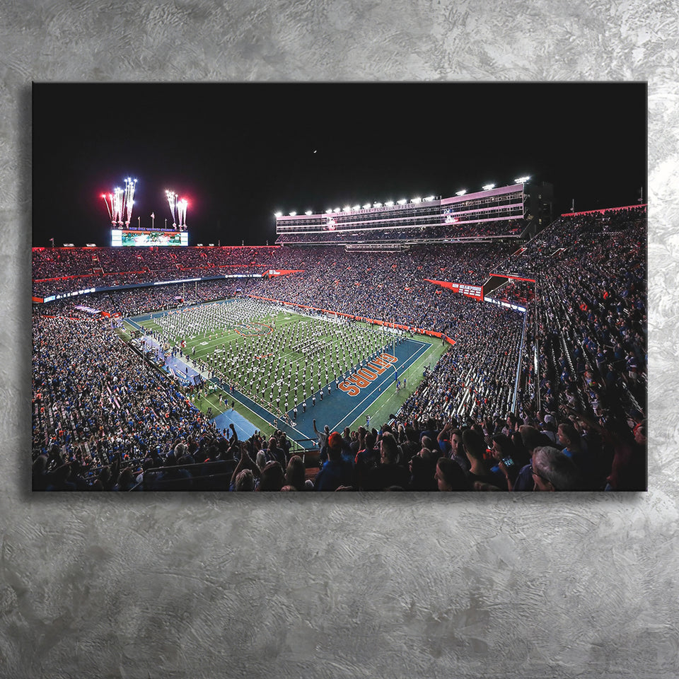 Ben Hill Griffin Stadium, Stadium Canvas, Sport Art, Gift for him, Fan Gift, Canvas Prints Wall Art Decor