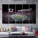 Ben Hill Griffin Stadium 5 Pieces B Canvas Prints Wall Art - Painting Canvas, Multi Panels,5 Panel, Wall Decor