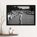 Ben Hogan Famous Golf Shot Framed Canvas Prints Wall Art - Painting Canvas, Home Decor, Framed Art, Prints For Sale