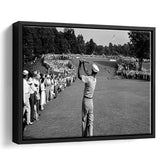 Ben Hogan Famous Golf Shot Framed Canvas Prints Wall Art - Painting Canvas, Home Decor, Framed Art, Prints For Sale