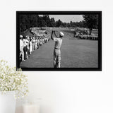 Ben Hogan Famous Golf Shot Framed Canvas Prints Wall Art - Painting Canvas, Home Decor, Framed Art, Prints For Sale