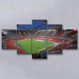 Benfica Stadium, Stadium Canvas, Sport Art, Large Canvas, Multi Panels, Canvas Prints Wall Art Decor