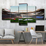 Benfica World Soccer Stadium, Stadium Canvas, Sport Art, Large Canvas, Multi Panels, Canvas Prints Wall Art Decor