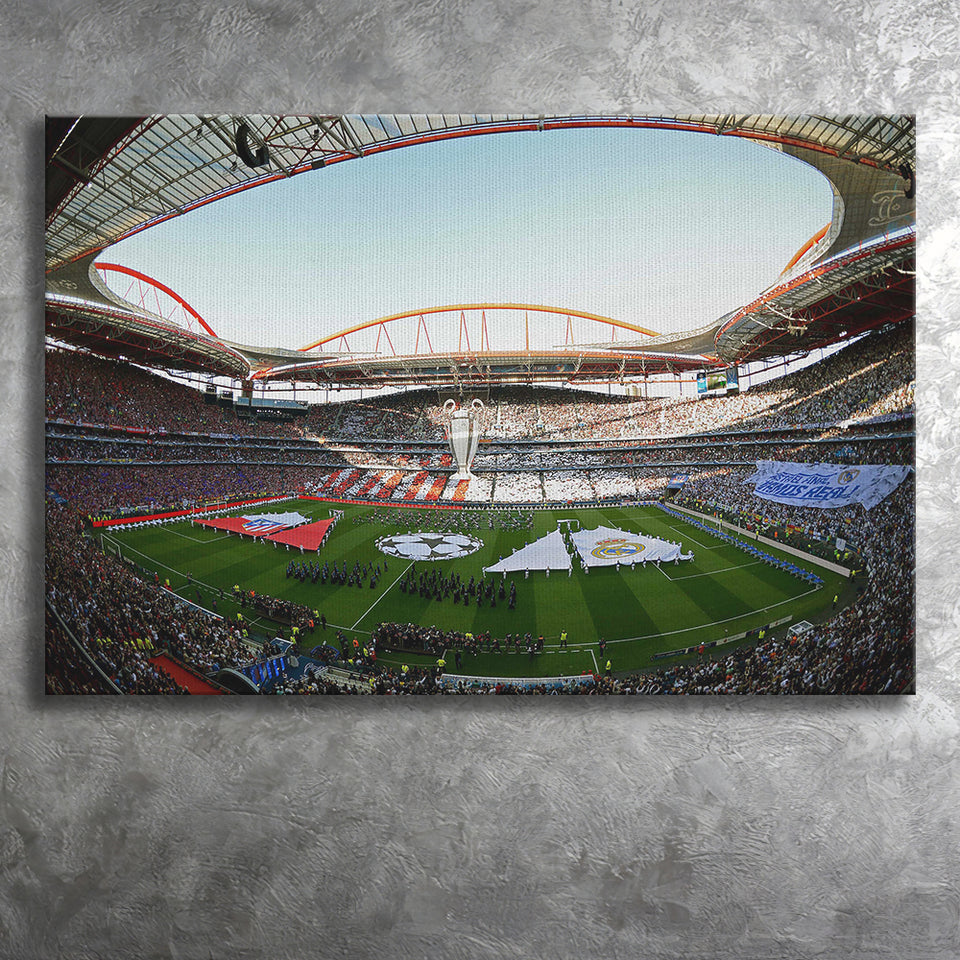 Benfica World Soccer Stadium, Stadium Canvas, Sport Art, Gift for him, Fan Gift, Canvas Prints Wall Art Decor