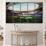 Benfica World Soccer Stadium, Stadium Canvas, Sport Art, Gift for him, Multi Panels B, Canvas Prints Wall Art Decor