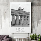 Berlin Germany 1 Black And White Art Canvas Prints Wall Art Home Decor