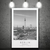 Berlin Germany Black And White Art Canvas Prints Wall Art Home Decor