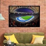 Berliner Olympiastadion Night, Stadium Canvas, Sport Art, Gift for him, Framed Art Prints Wall Art Decor, Framed Picture