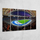Berliner Olympiastadion Night, Stadium Canvas, Sport Art, Gift for him, Multi Panels B, Canvas Prints Wall Art Decor