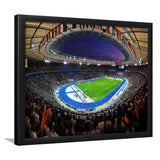 Berliner Olympiastadion Night, Stadium Canvas, Sport Art, Gift for him, Framed Art Prints Wall Art Decor, Framed Picture