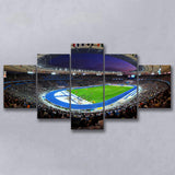 Berliner Olympiastadion Night, Stadium Canvas, Sport Art, Large Canvas, Multi Panels, Canvas Prints Wall Art Decor