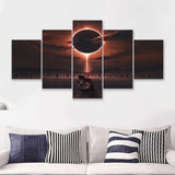 Berserk Griffith And The Band Of The Hawk 5 Piece Multi Panels Canvas Prints Wall Art - Painting Canvas,Wall Decor