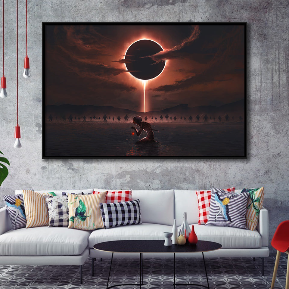 Berserk Griffith And The Band Of The Hawk Framed Canvas Prints Wall Art - Painting Canvas,Framed Picture,Home Art Wall Decor