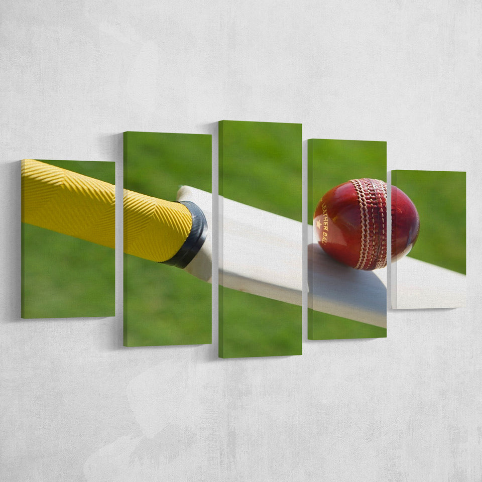 Best Cricket Ball, Stadium Canvas, Sport Art, Large Canvas, Multi Panels, Canvas Prints Wall Art Decor
