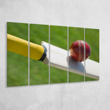 Best Cricket Ball, Stadium Canvas, Sport Art, Gift for him, Multi Panels B, Canvas Prints Wall Art Decor