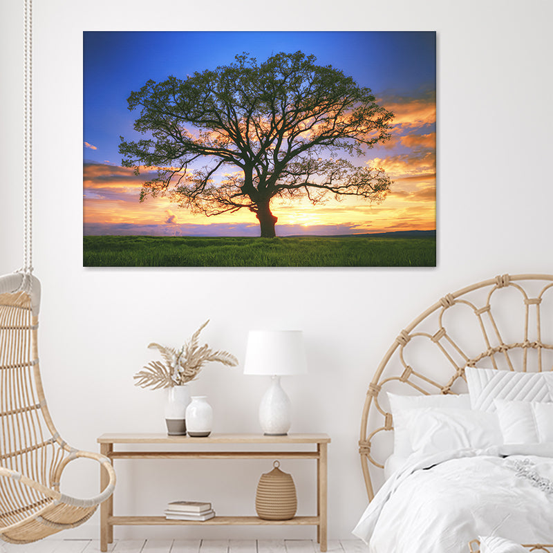 Big Tree Silhouette Canvas Wall Art - Canvas Prints, Prints for Sale, Canvas Painting, Canvas On Sale