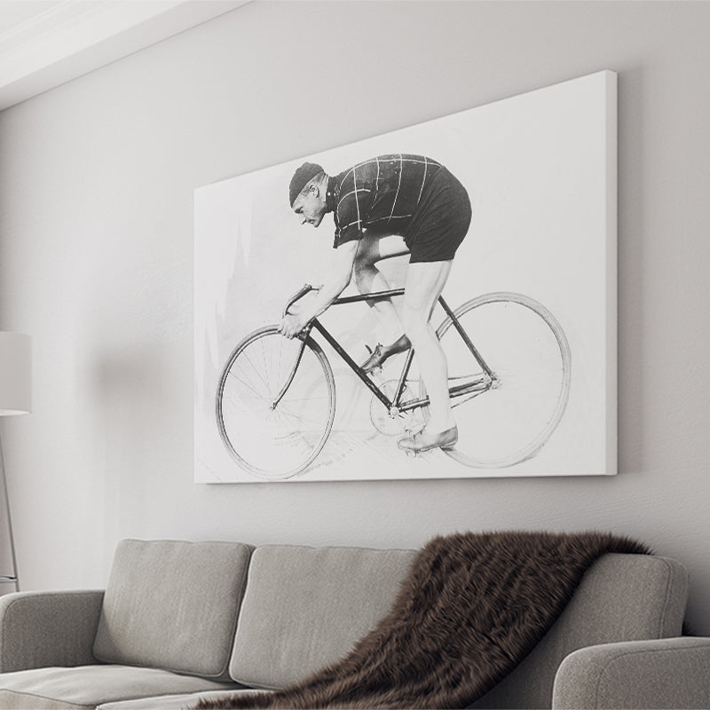 Bike Black And White Print, Bicycle Art Canvas Prints Wall Art Home Decor