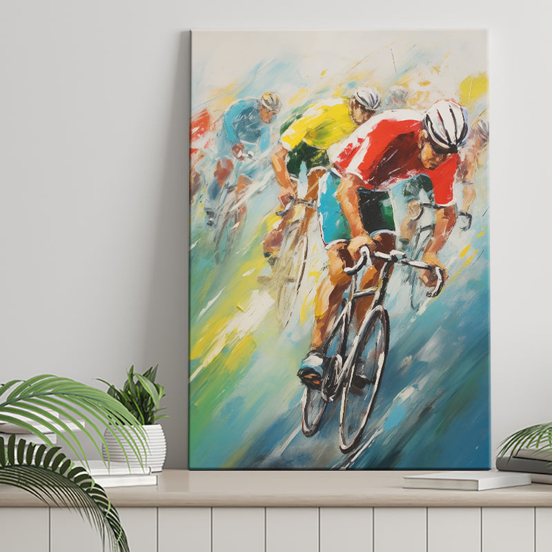 Bike Racing Lover, Acrylic Painting, Biker Love Art, Painting Art, Canvas Prints Wall Art Home Decor