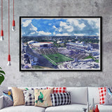 Bill Snyder Family Football Stadium Kansas State Stadium Watercolor, Sport Prints Fan Gift, Framed Art Prints Wall Art Decor