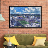 Bill Snyder Family Football Stadium Kansas State Stadium Watercolor, Sport Prints Fan Gift, Framed Art Prints Wall Art Decor