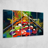Billiards Canvas Art, Billiards Canvas 5 Panels B,Large Canvas,Canvas Prints Wall Art Home Decor