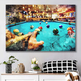 Billiards Canvas Print Canvas Prints Wall Art - Painting Canvas,Wall Decor,Art Print,Home Decor