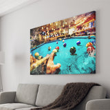 Billiards Canvas Print Canvas Prints Wall Art - Painting Canvas,Wall Decor,Art Print,Home Decor