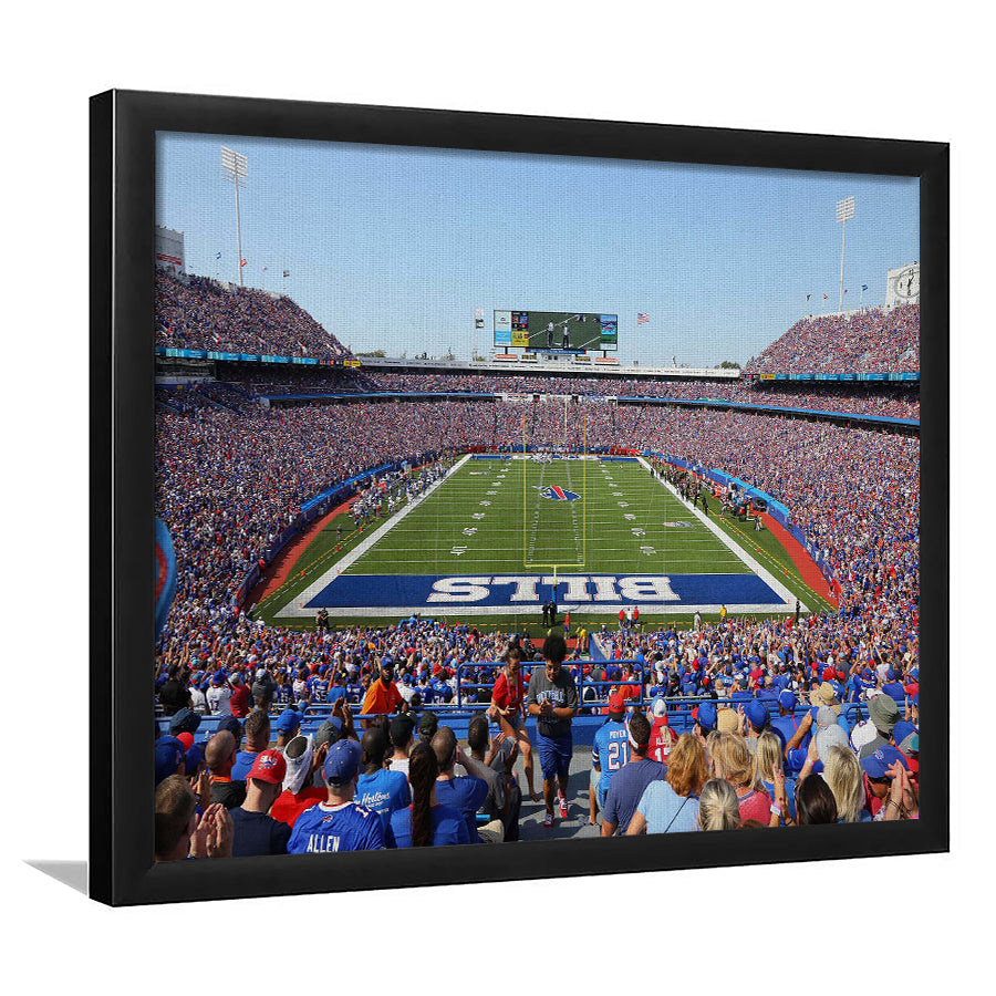 Bills Stadium in New York, Stadium Canvas, Sport Art, Gift for him, Framed Art Prints Wall Art Decor, Framed Picture