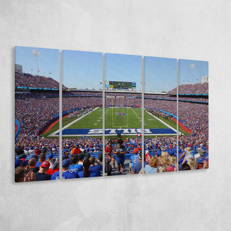 Bills Stadium in New York, Stadium Canvas, Sport Art, Gift for him, Multi Panels B, Canvas Prints Wall Art Decor