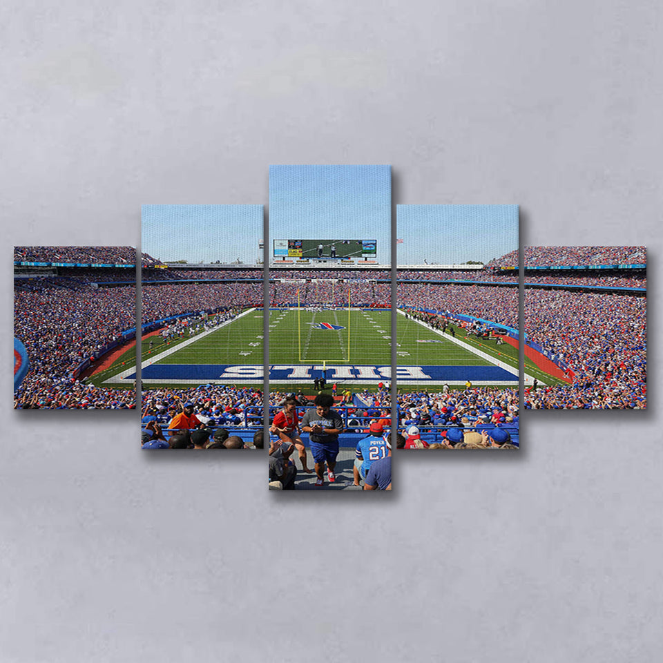 Bills Stadium in New York, Stadium Canvas, Sport Art, Large Canvas, Multi Panels, Canvas Prints Wall Art Decor