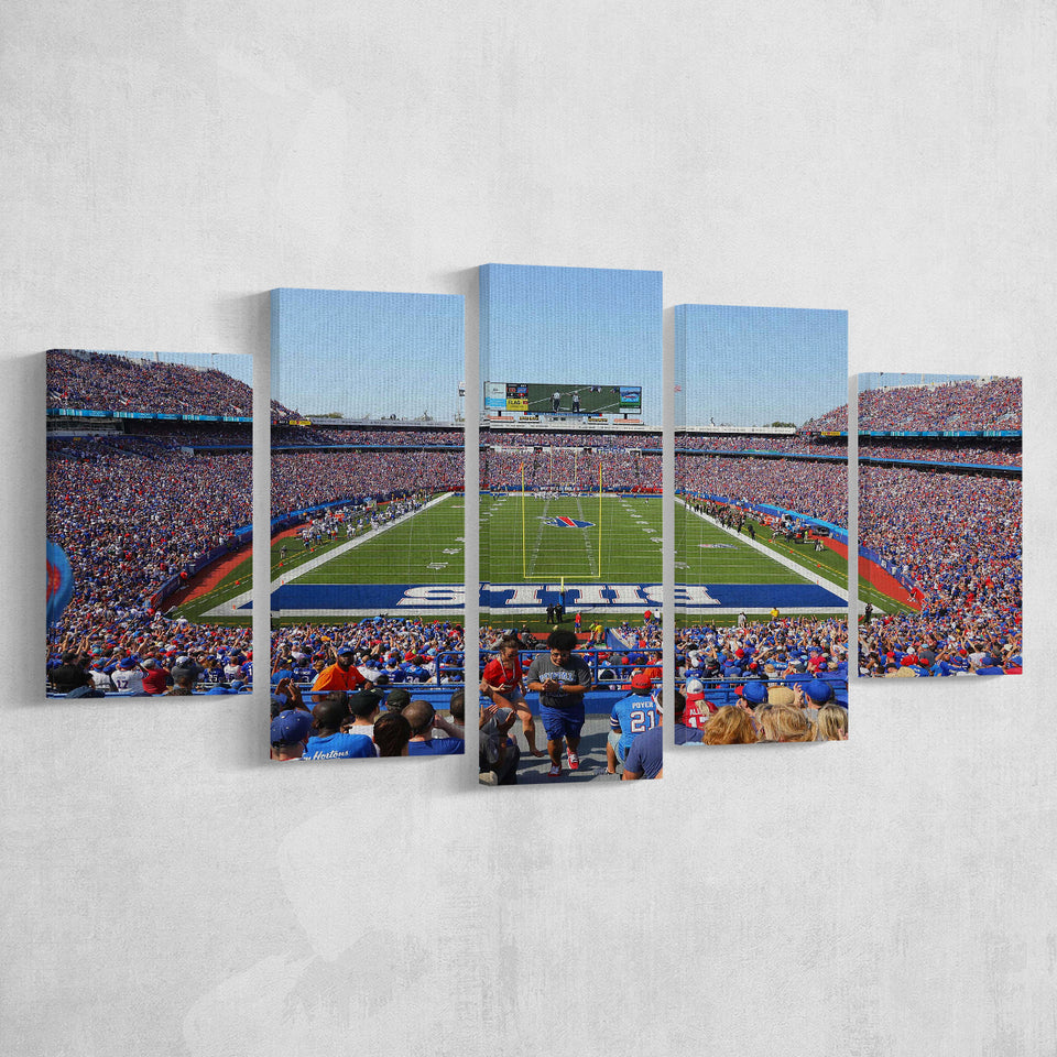 Bills Stadium in New York, Stadium Canvas, Sport Art, Large Canvas, Multi Panels, Canvas Prints Wall Art Decor