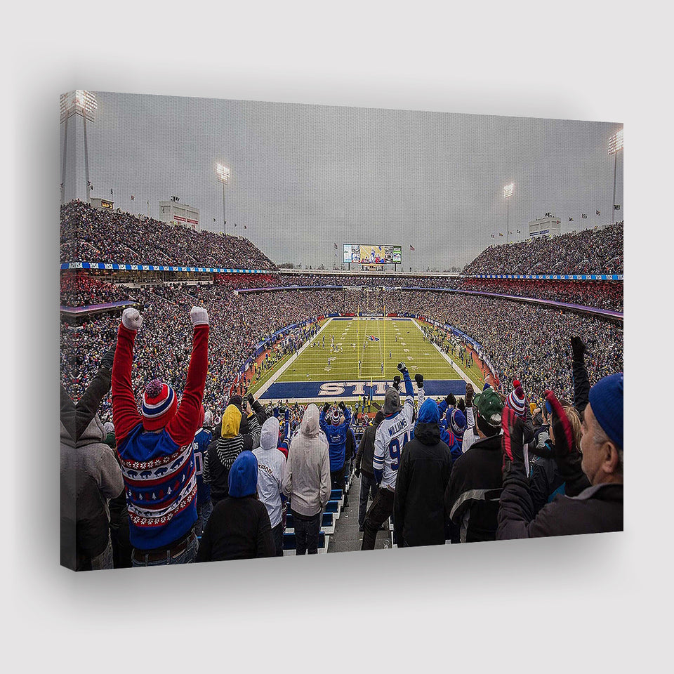 Bills Stadium in Orchard, Stadium Canvas, Sport Art, Gift for him, Fan Gift, Canvas Prints Wall Art Decor