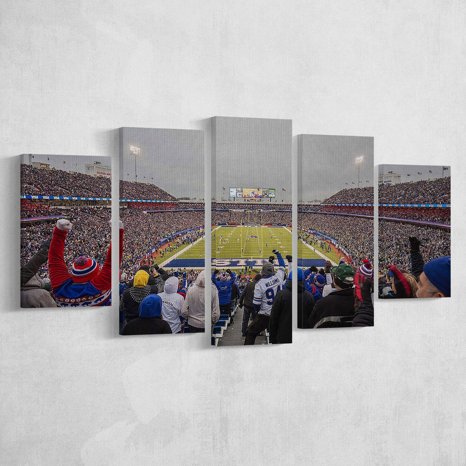 Bills Stadium in Orchard, Stadium Canvas, Sport Art, Large Canvas, Multi Panels, Canvas Prints Wall Art Decor