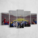 Bills Stadium in Orchard, Stadium Canvas, Sport Art, Large Canvas, Multi Panels, Canvas Prints Wall Art Decor