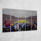 Bills Stadium in Orchard, Stadium Canvas, Sport Art, Gift for him, Multi Panels B, Canvas Prints Wall Art Decor
