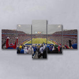 Bills Stadium in Orchard, Stadium Canvas, Sport Art, Large Canvas, Multi Panels, Canvas Prints Wall Art Decor