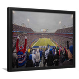 Bills Stadium in Orchard, Stadium Canvas, Sport Art, Gift for him, Framed Art Prints Wall Art Decor, Framed Picture