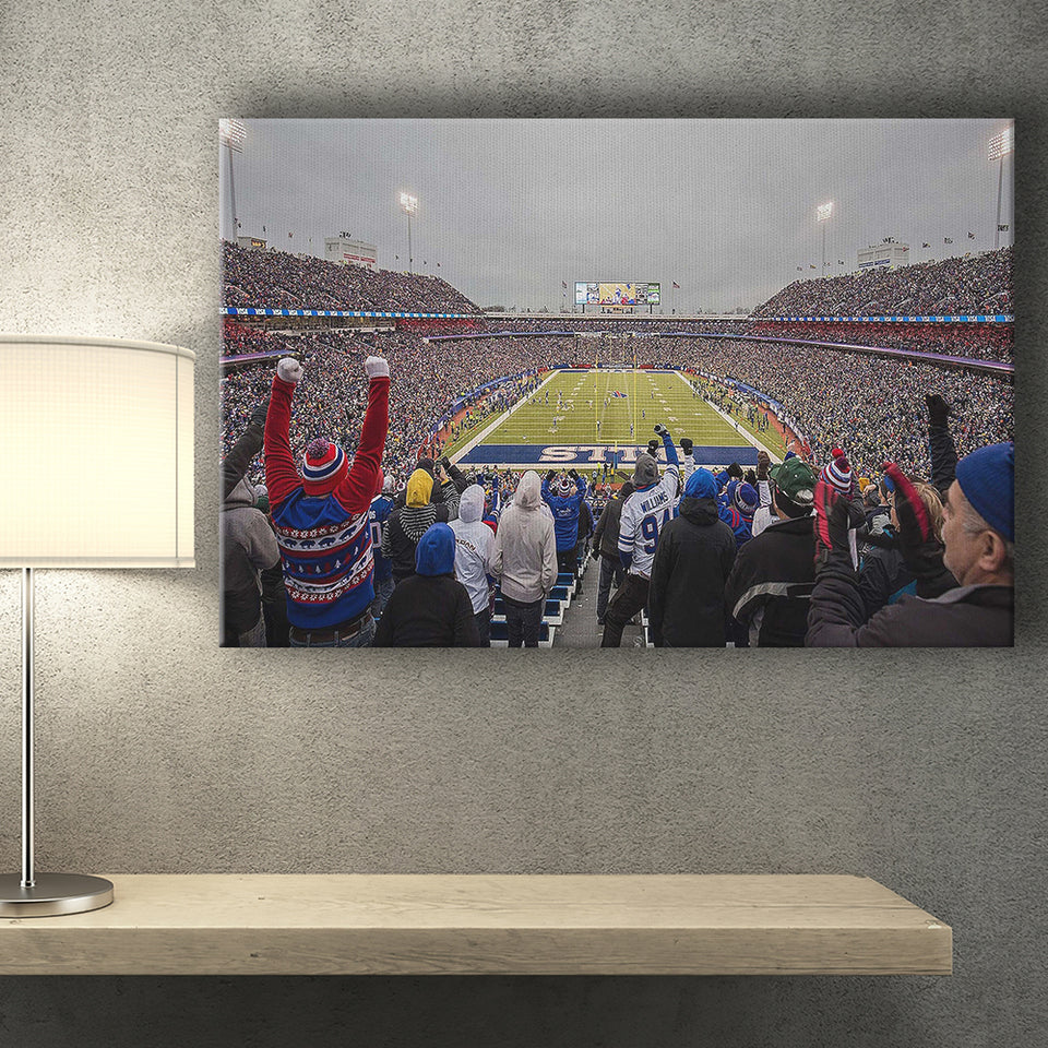 Bills Stadium in Orchard, Stadium Canvas, Sport Art, Gift for him, Fan Gift, Canvas Prints Wall Art Decor