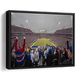 Bills Stadium in Orchard, Stadium Canvas, Sport Art, Gift for him, Framed Canvas Prints Wall Art Decor, Framed Picture