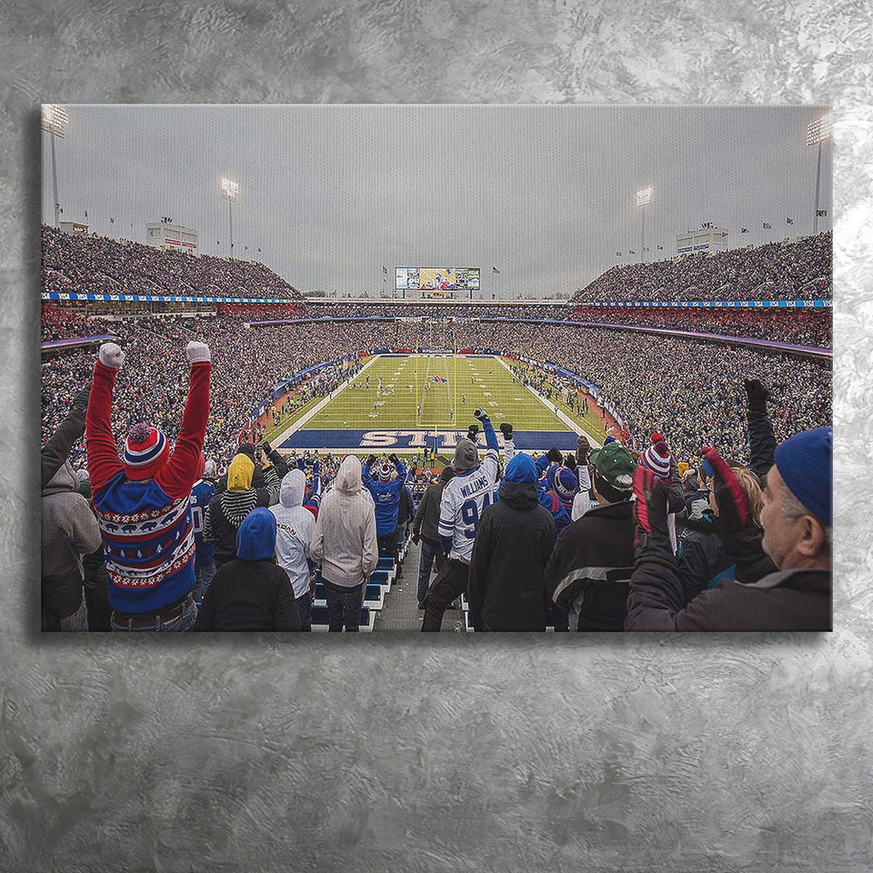 Bills Stadium in Orchard, Stadium Canvas, Sport Art, Gift for him, Fan Gift, Canvas Prints Wall Art Decor