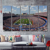Bills Stadium 5 Pieces B Canvas Prints Wall Art - Painting Canvas, Multi Panels,5 Panel, Wall Decor