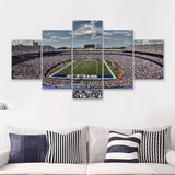 Bills Stadium 5 Pieces Canvas Prints Wall Art - Painting Canvas, Multi Panel, Wall Decor, Canvas Art
